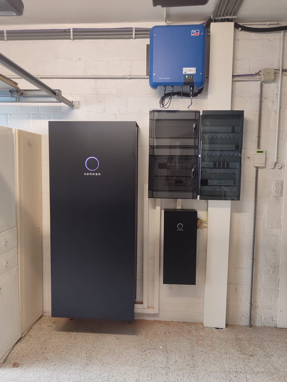 Batterie Sonnen installée dans un cadre professionnel